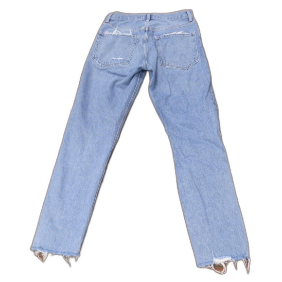 Agolde Button Fly Denim Blue Jeans Pants Women's Size 26 - Picture 2 of 2